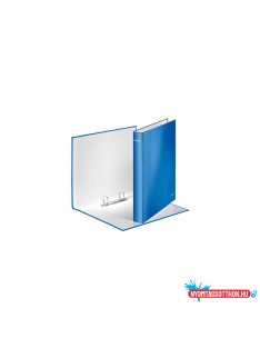   Gyûrûskönyv A4, Maxi 4cm, 2 gyûrû, D alakú, karton Leitz Wow kék