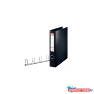   Gyûrûskönyv A4, Maxi 6cm, 4 gyûrû, D alakú, PP Esselte Jumbo Vivida fekete