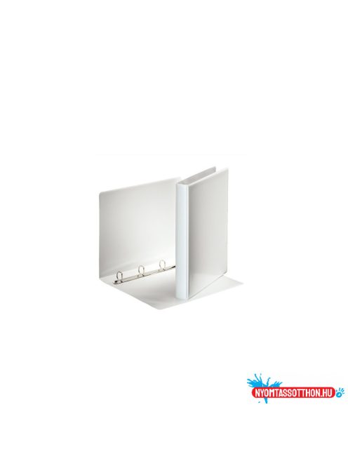 Gyûrûskönyv panorámás A4, 3,5cm, 4 gyûrû, D alakú, PP Esselte fehér