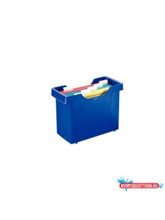   Függõmappa tároló, mûanyag 5 db függõmappával Leitz Plus kék