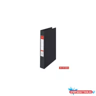   Gyűrűskönyv A4, 4,2cm, 4 gyűrű, PP Esselte Standard Vivida fekete
