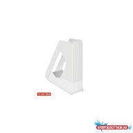 Iratpapucs 6,8cm, mûanyag, Esselte Europost Vivida fehér