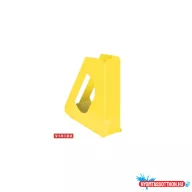 Iratpapucs 6,8cm, mûanyag, Esselte Europost Vivida sárga