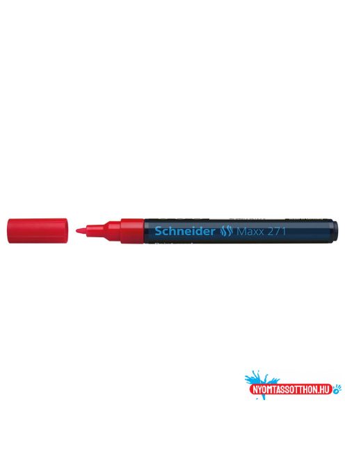 Lakkmarker 1-2mm, Schneider Maxx 271 piros