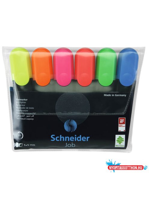 Szövegkiemelõ készlet 1-5mm, Schneider Job 150. 6 különféle  szín
