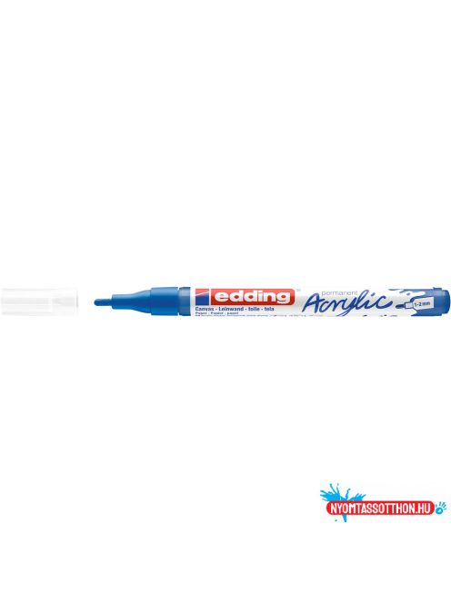 Akril marker 1-2mm, Edding 5300 kék