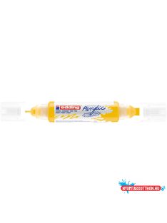   Akril marker 2-3mm, és 5-10mm, 3D kétvégû Edding 5400 citromsárga