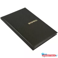   Határidőnapló Carbon B/5, heti fehér lapokkal bronz Realsystem 2026.