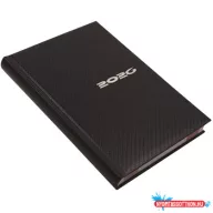   Határidőnapló Carbon A/5, napi fehér lapokkal kék Realsystem 2026.