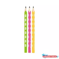   Grafitceruza HB, háromszögletû 6 db/bliszter Keyroad Jumbo vegyes színek
