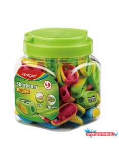   Hegyezõ 1 lyukú 60 db/display Keyroad Nugget vegyes színek