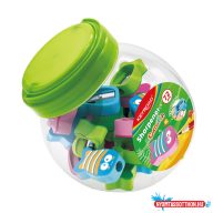   Hegyezõ 1 lyukú 72 db/display Keyroad Funnyfish vegyes színek