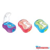   Hegyezõ 1 lyukú fedeles 2 db/bliszter Keyroad Seed vegyes színek