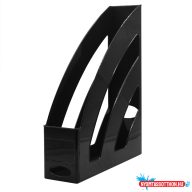 Iratpapucs 8cm, mûanyag, 80x327x253mm, Bluering(R), fekete