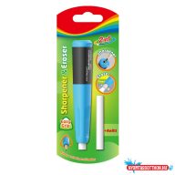   Hegyezõ 1 lyukú radírral és utántöltõvel Keyroad 2in1 vegyes színek