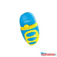   Hegyezõ 1 lyukú tartályos, fedeles, multifunkciós 18 db/display Keyroad Duo Sharpy vegyes színek