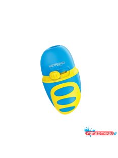   Hegyezõ 1 lyukú tartályos, fedeles, multifunkciós 18 db/display Keyroad Duo Sharpy vegyes színek