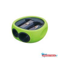   Hegyezõ 2 lyukú 24 db/display Keyroad Rubber vegyes színek