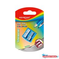   Hegyezõ 2 lyukú fém Keyroad Metal Colourful vegyes színek