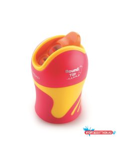   Hegyezõ 2 lyukú tartályos, fedeles, ceruzahegy gömbölyítõ 12 db/display Keyroad Colour Special vegyes színek