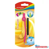 Körzõ ceruzás, bliszteres Keyroad Flow vegyes színek