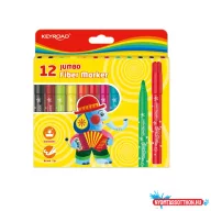   Rostirón, filctoll készlet 5 mm 12 db/bliszter Keyroad Jumbo vegyes színek