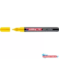 Lakkmarker 1-2mm, kerek Edding 791 sárga