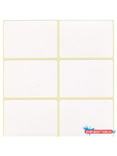 Etikett címke, 35x50mm, 10 lap, 6 címke/lap