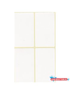 Etikett címke, 40x70mm, 15 lap, 4 címke/lap