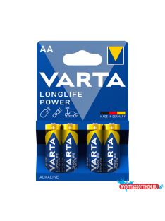 Elem AA ceruza LR06 Longlife Power 4 db/csomag, Varta