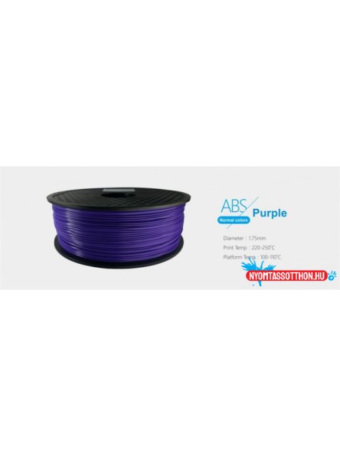 3D FILAMENT 1,75mm ABS Lila (1kg-os tekercs)