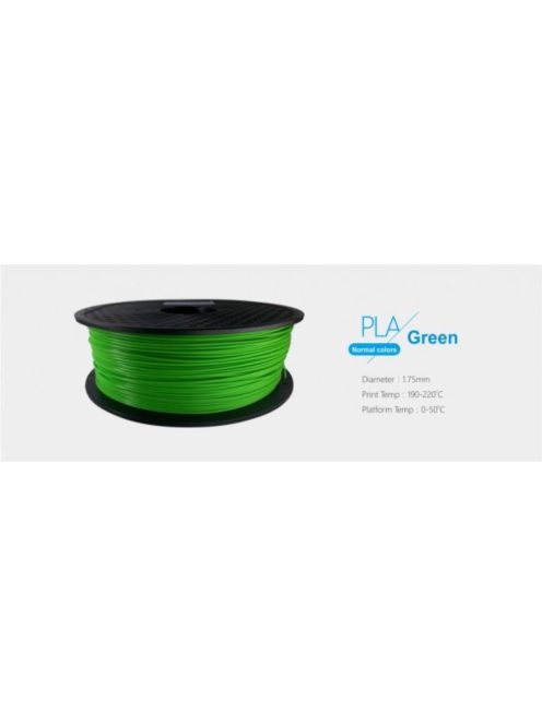 3D FILAMENT 1,75mm PLA Zöld /1kg-os tekercs/