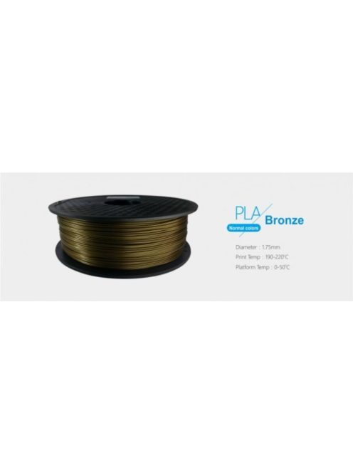 3D FILAMENT 1,75mm PLA Arany /1kg-os tekercs/