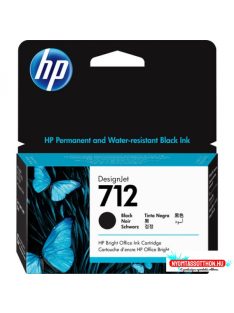 HP 3ED70A Patron Black 38ml No.712 (Eredeti)