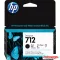 HP 3ED70A Patron Black 38ml No.712 (Eredeti)