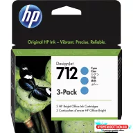 HP 3ED77A Patron 3Pack Cyan 29ml No.712 (Eredeti)