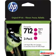 HP 3ED78A Patron 3Pack Magenta 29ml No.712 (Eredeti)