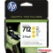 HP 3ED79A Patron 3Pack Yellow 29ml No.712 (Eredeti)