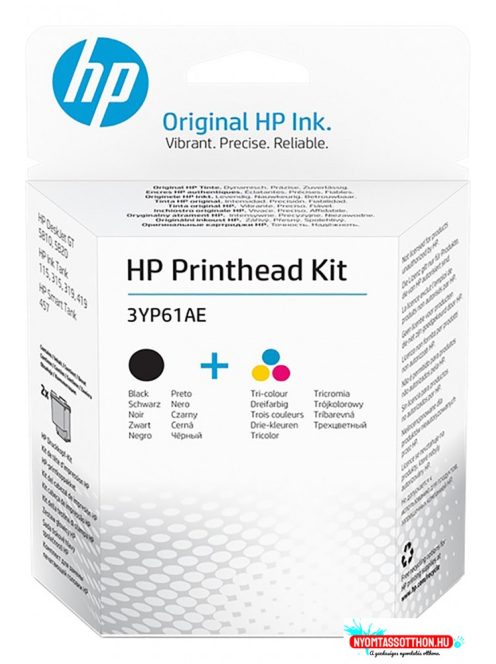 HP 3YP61AE Printhead Kit GT C/Y/M/Bk (Eredeti)