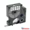 DYMO D1 9mm x 7m átlátszó-fekete D40910 (utángyártott)