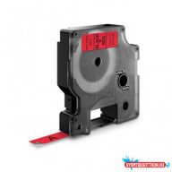 DYMO D1 9mm x 7m piros-fekete 40917 (utángyártott)