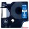 Utángyártott DYMO D1 40926 9mm x 7m fehér-kék