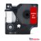 Utángyártott DYMO D1 40927 9mm x 7m fehér-piros