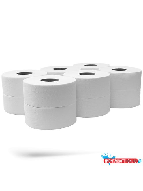 Toalettpapír 2 rétegû közületi átmérõ: 19 cm 100 % cellulóz 12 tekercs/karton Bluering(R) hófehér