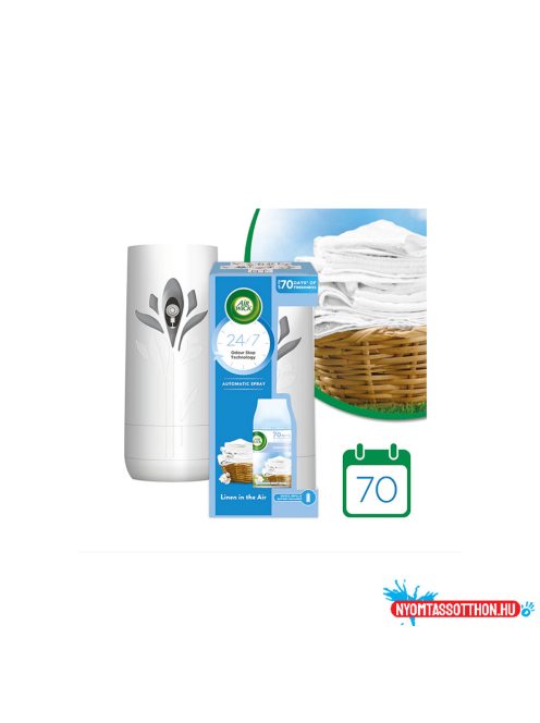 Légfrissítő készülék utántöltővel 250 ml AirWick Freshmatic Frissen mosott ruha