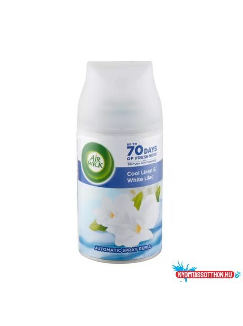 Légfrissítő spray utántöltő 250 ml AirWick Freshmatic Friss Ruha & Fehér Liliom