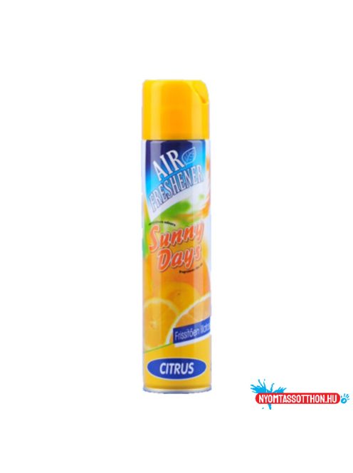 Légfrissítő aerosol 300 ml Air Freshener citrus