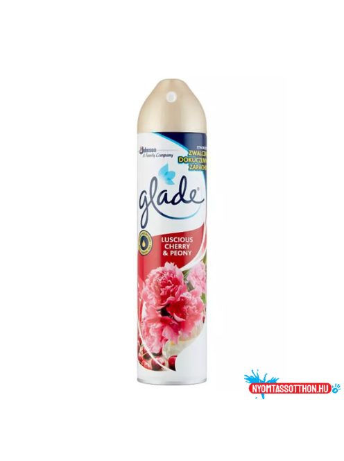Légfrissítő aerosol 300 ml Glade® Zamatos cseresznye és bazsarózsa