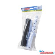   Ablaklehúzó mûanyag gumibetétes szivaccsal 22 cm széles_KCS2277B kék