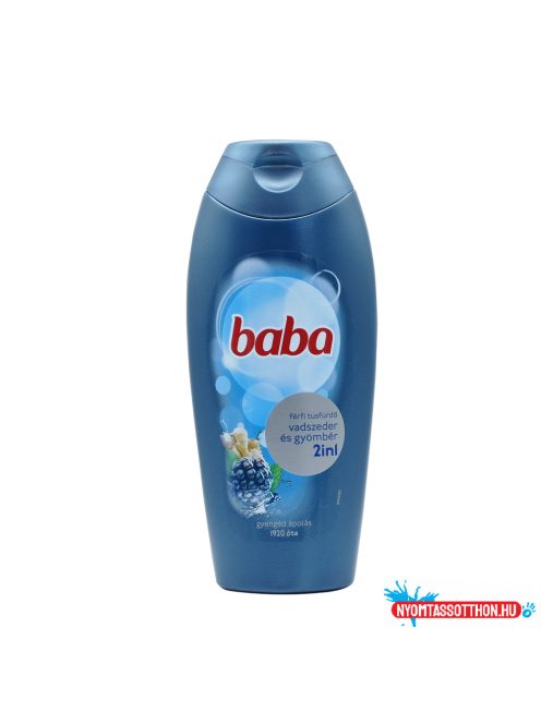 Tusfürdõ 400 ml Baba 2 in 1 férfi  vadszeder & gyömbér